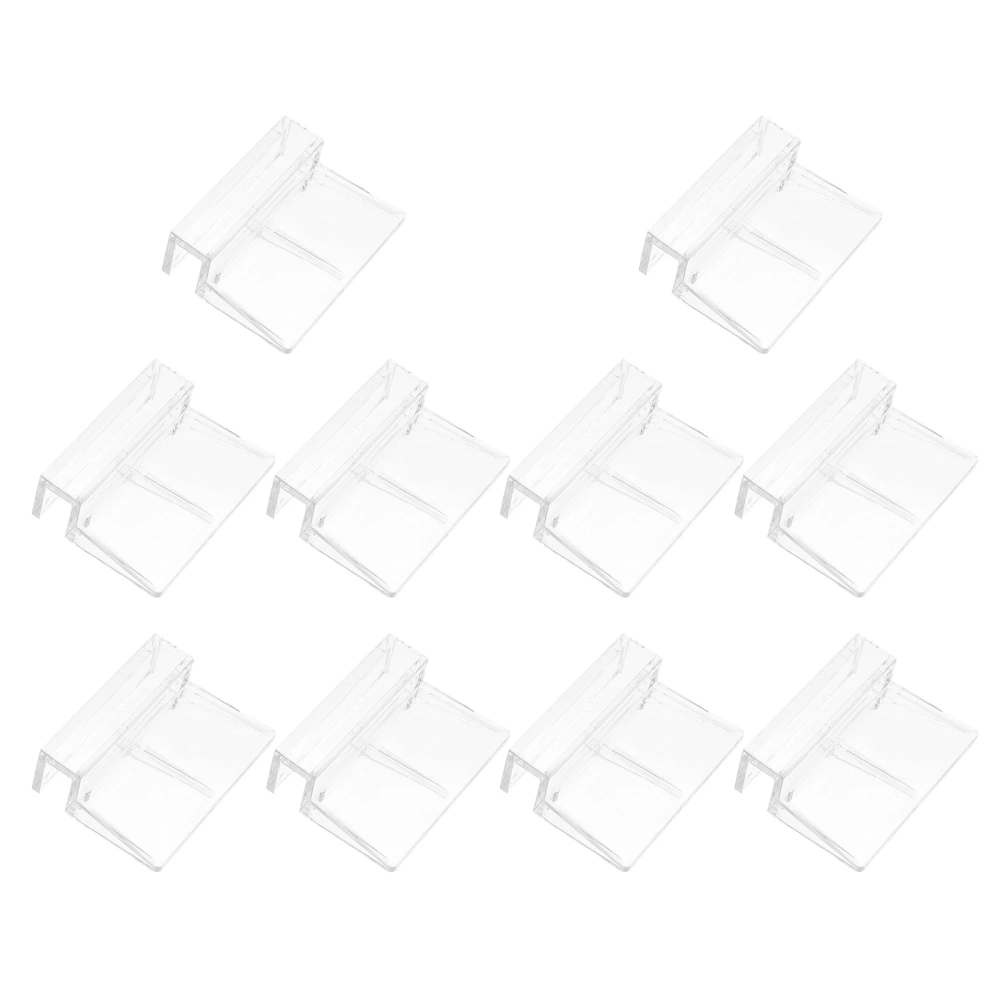 10pcs Acrylic Aquarium Cover Brackets Fish Tank Cover Holders Fish Tank Supplies