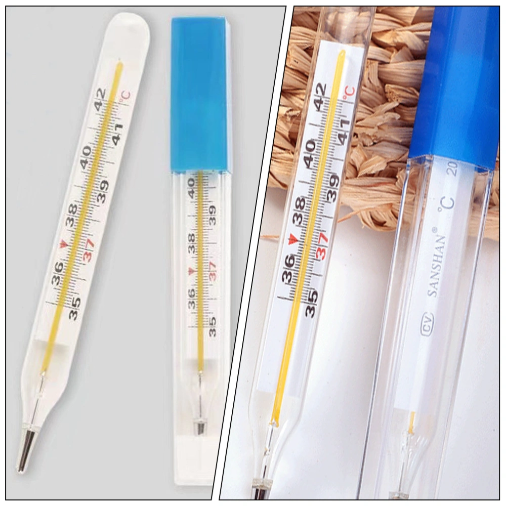 Thermometer for Testing Underarm Temperature Measurement Tool Household Glass Thermometer