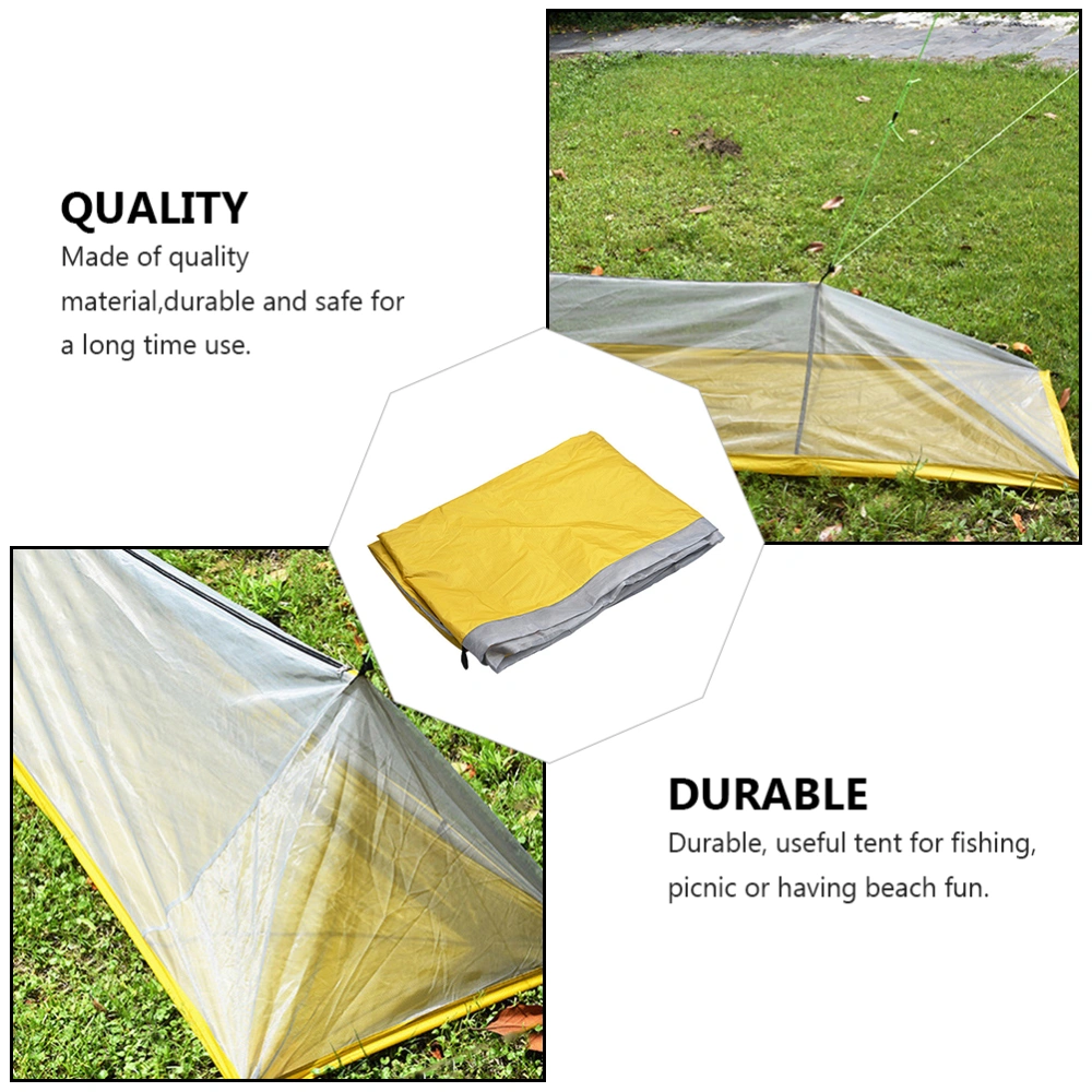 1Pc Useful Camping Tent Portable Travel Anti-mosquito Tent Summer Mesh Tent