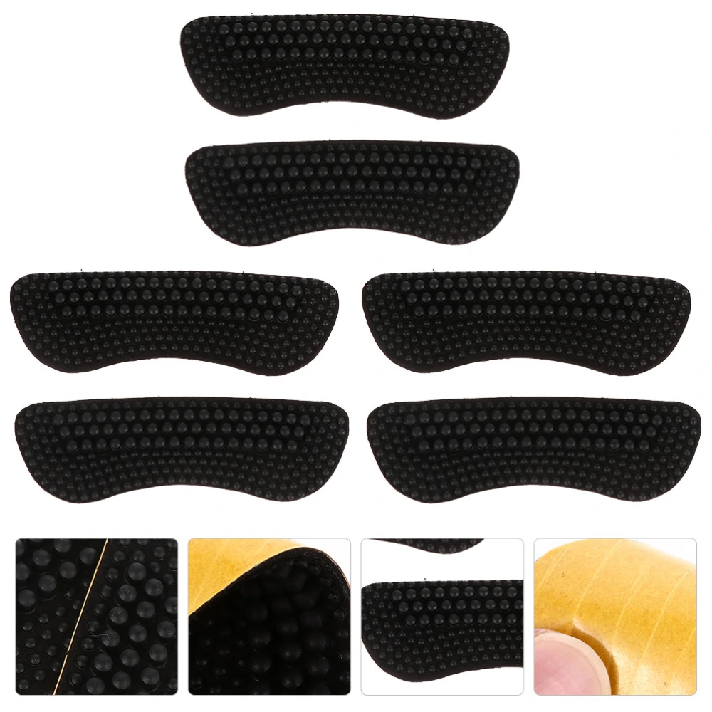 3 Pairs Silicone Heel Grips Heel Cushions Inserts Pads Foot Heel Care Protector