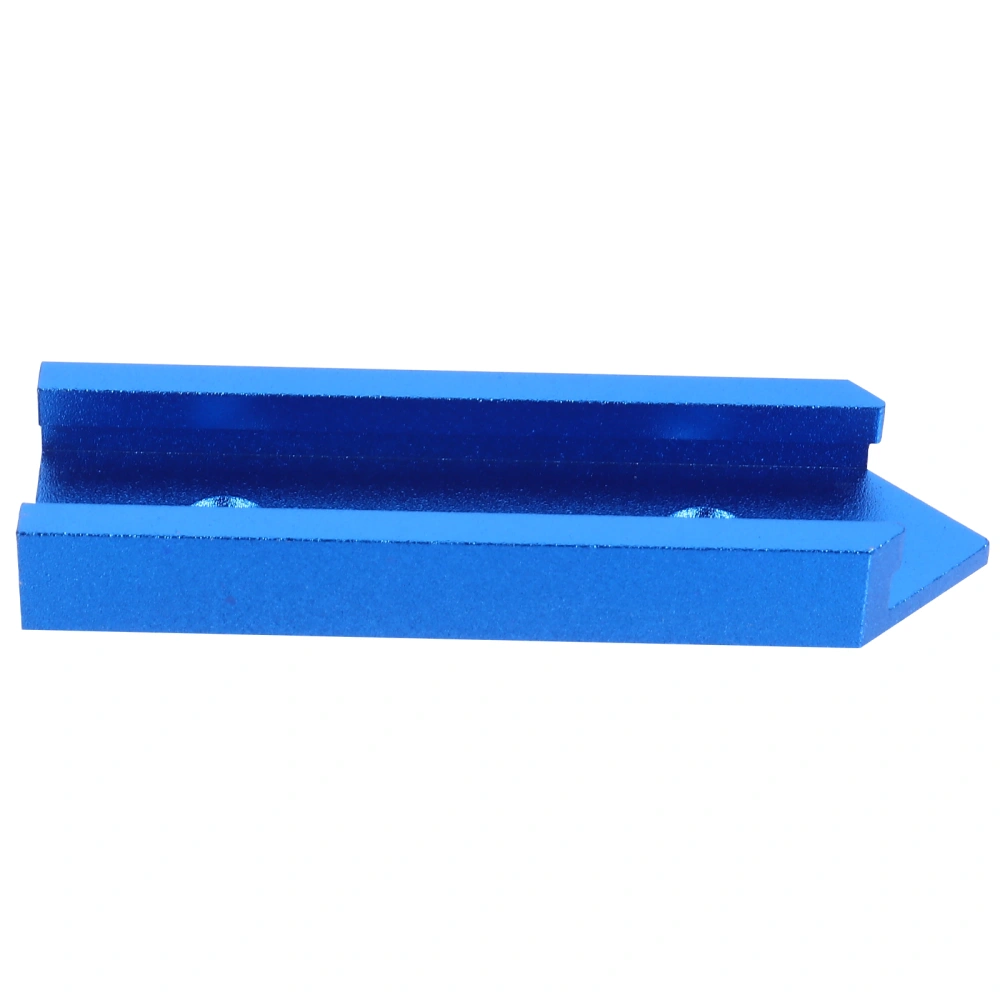 1Pc T-Slot Track Connector Practical Aluminum Alloy T-track Connector (Blue)