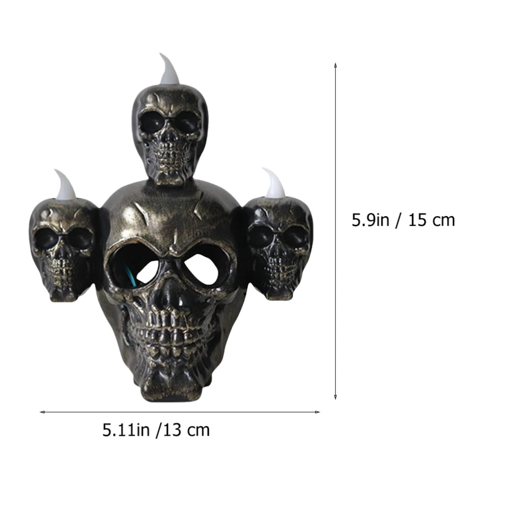 1 Set Haloween Smoke Horror Skeleton LED Candlelight Aromatherapy Decor Light