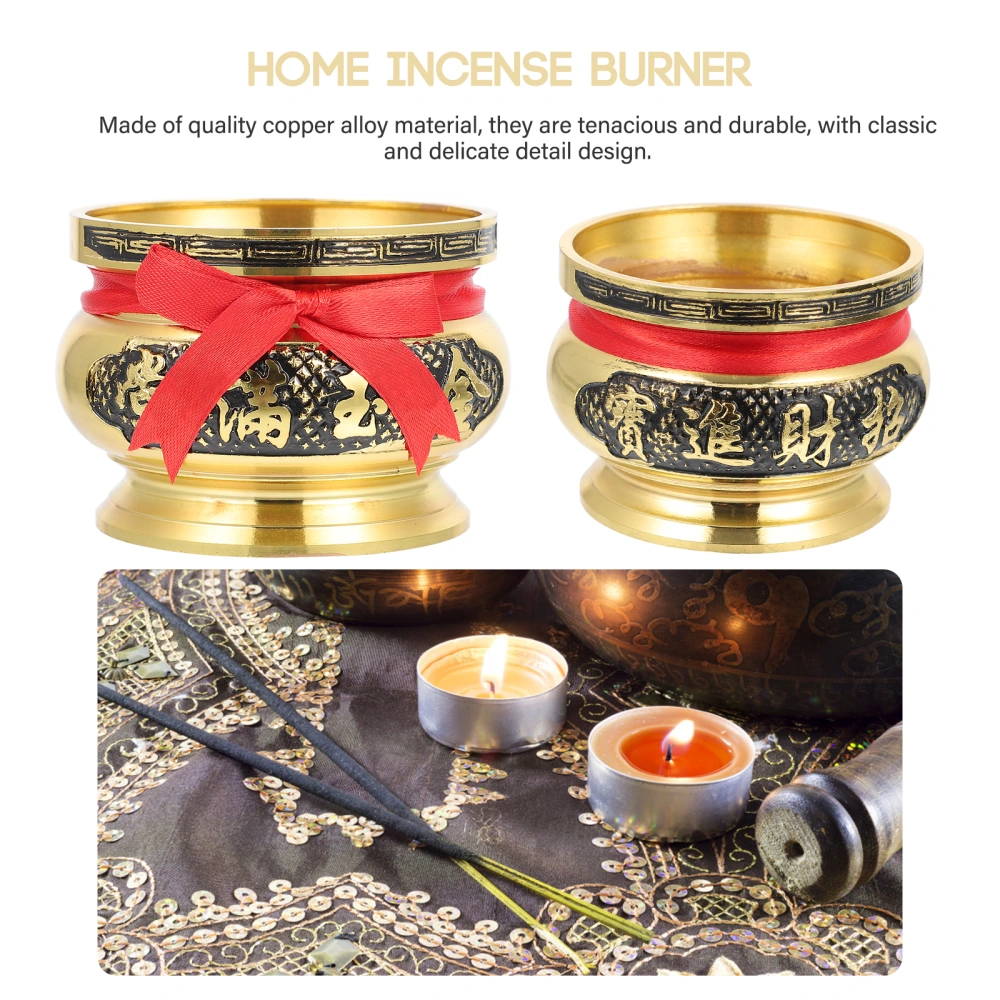 1pc Practical Buddhist Incense Burner Temple Incense Burner Home Incense Burner