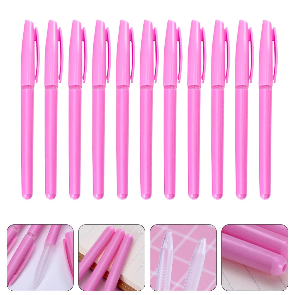 50pcs Plastic Transparent Pen Holders Water Soluble Pen Neutral Pen Water Pen Empty Rods