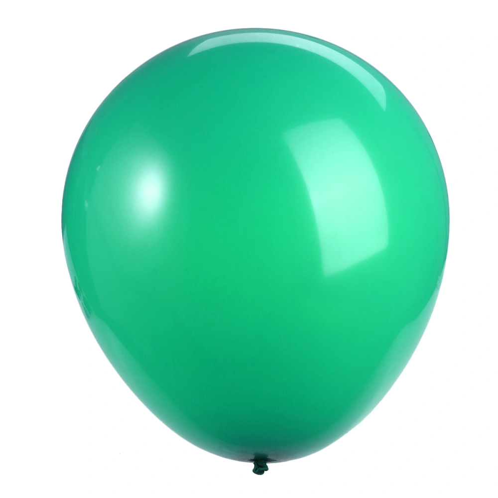 36 Inch Giant Round Latex Balloon Decorative Balloon Party Decoration Supplies (Green)