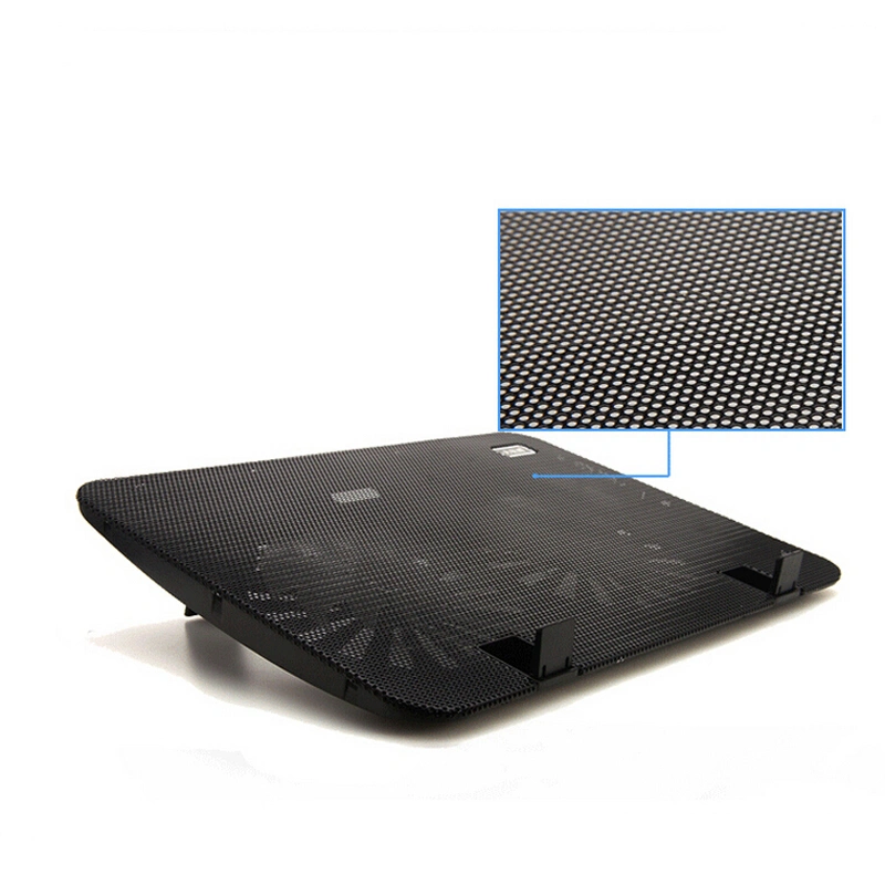 15.6 inch Notebook Cooler Laptop Cooling Pad Mat Fan for Laptop No More Than 16 inch (Cool Black)