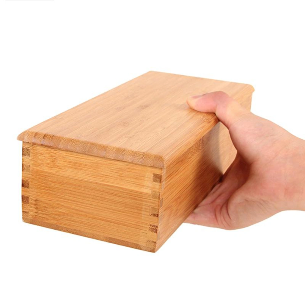 1pc Wooden Chopsticks Storage Box Jewelry Box Gift Box Cutlery Utensil Holder for Kitchen Countertop Dining Table