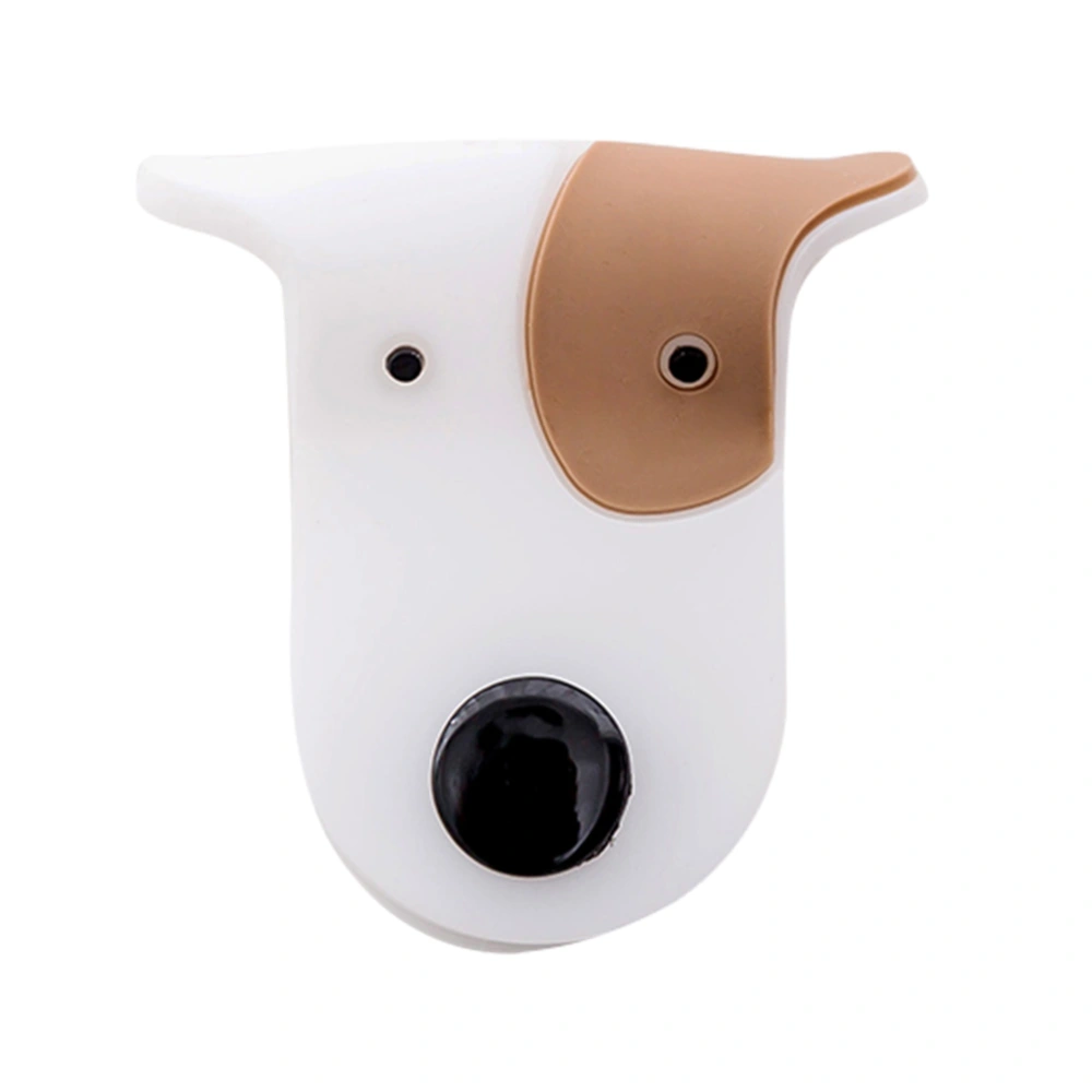 5PCS Cartoon Dog Headphone Data Cable Storage Winder Mini Size Animal Cable Winder (White)