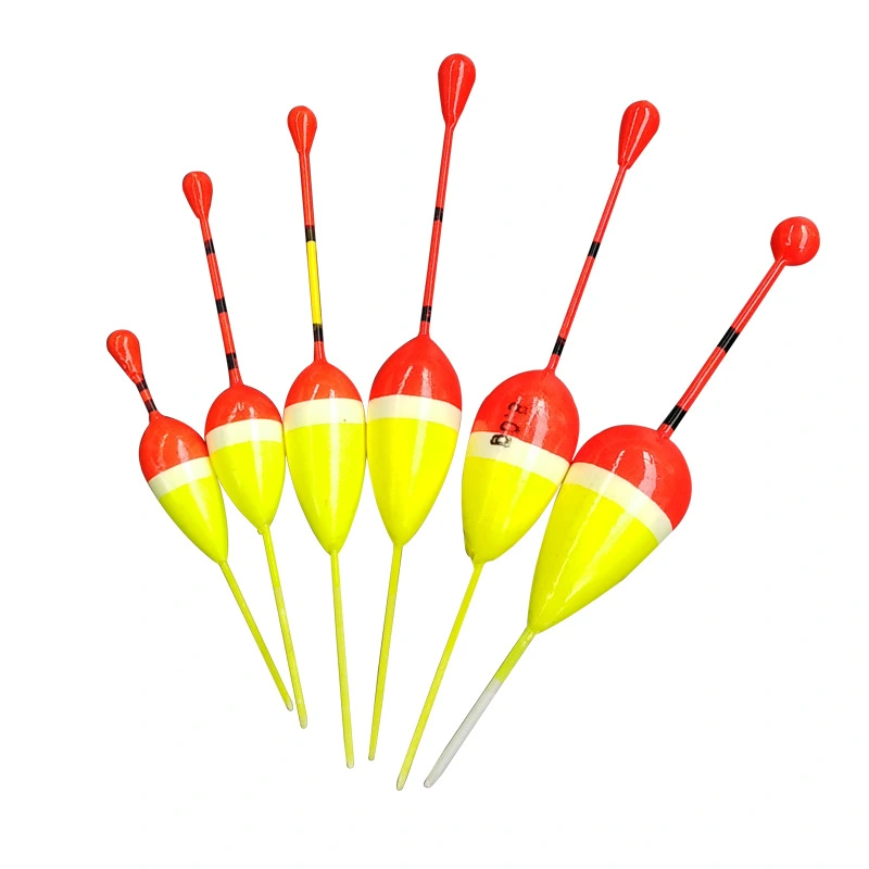 50Pcs Fishing Bobbers Fishing Floats Professional Fishing Tools Small Fishing Bobbers Weighted Bobbers