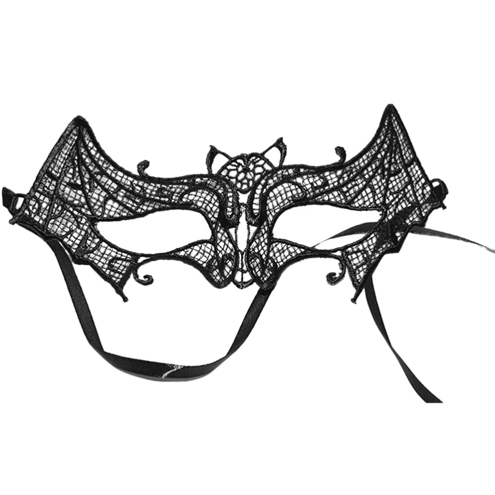 Exquisite High-end Lace MaExquisite High-end Lace Masquerade Mask Sexy Black Halloween Dance Club Stereotype Eyecup (Bat)squerade Mask Sexy Black Halloween Dance Club Eyecup (Bat)