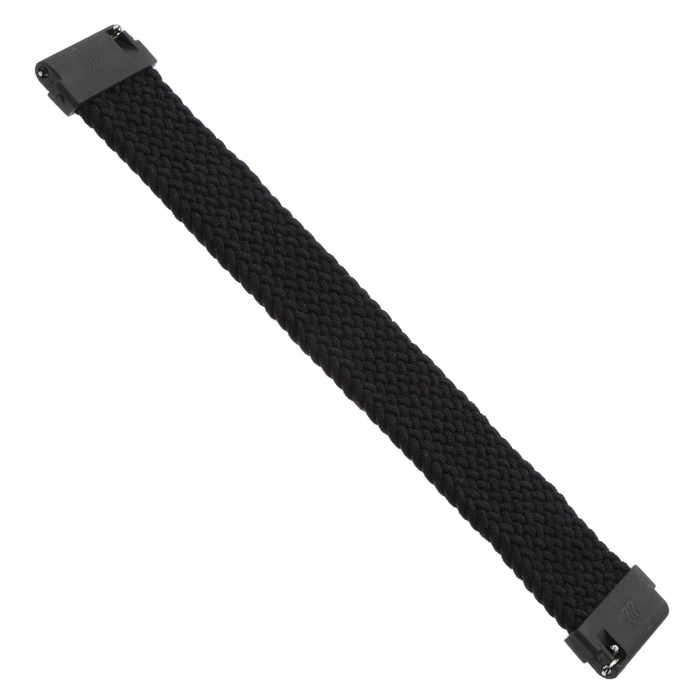 1Pc Braided Nylon Watchband Integrated Watch Strap Elastic Wristwatch Band