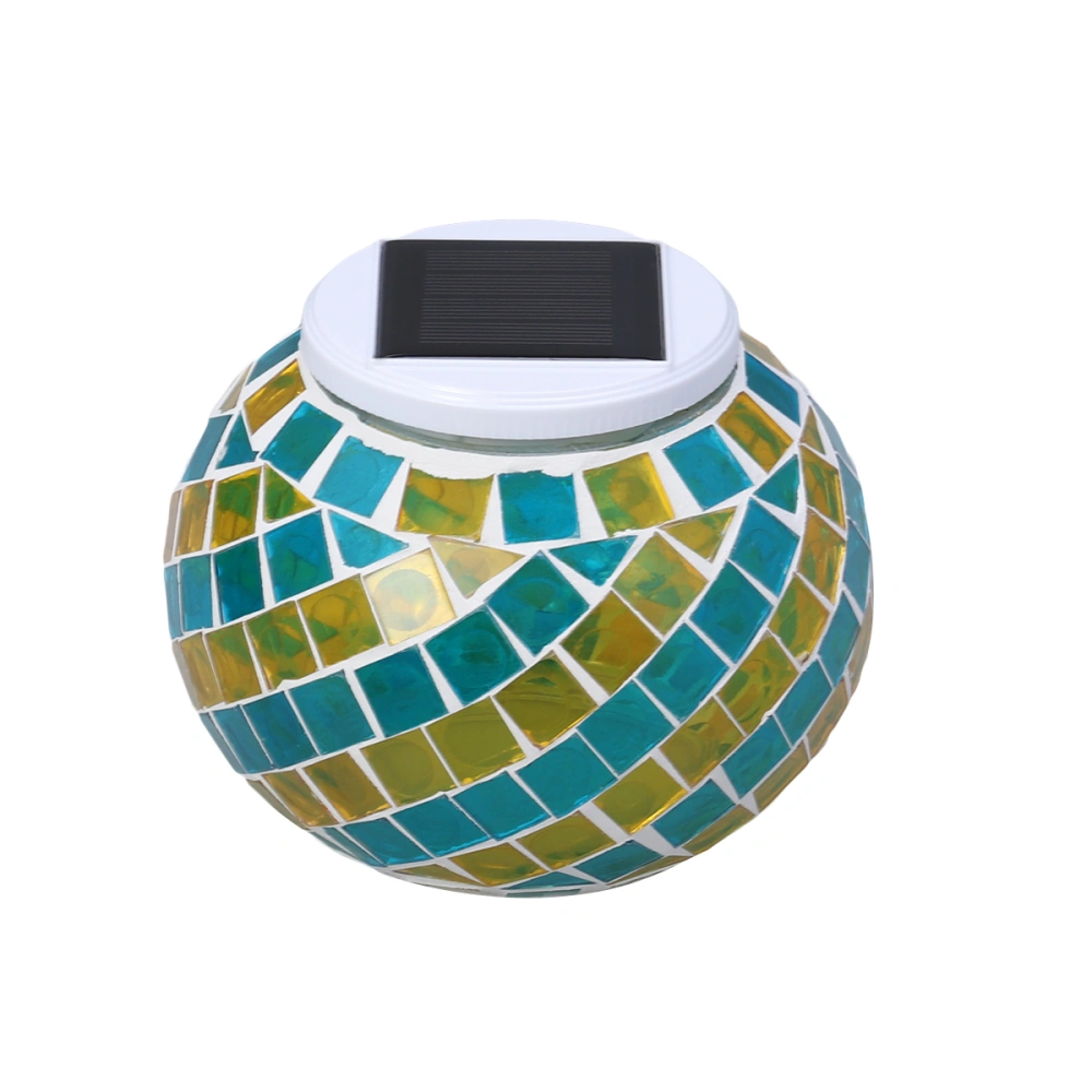 Bright Solar Lawn Light Solar Lawn Lamp Mosaic Glass Ball Garden Lights Waterproof Outdoor Light Decorations for Christmas Holiday