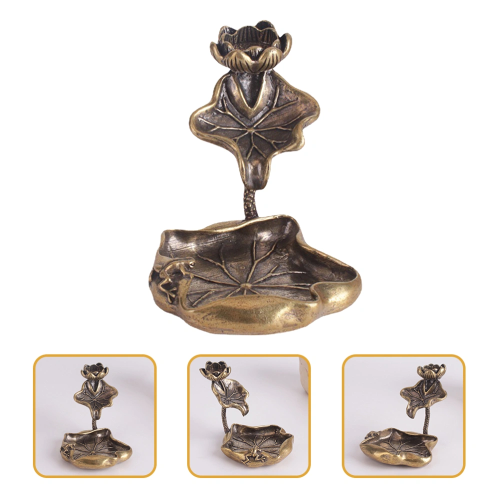 Backflow Incense Burner Aromatherapy Incense Burner Lotus Design Incense Holder Burner