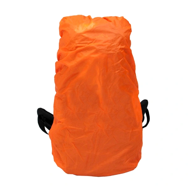 Outdoor Living Rain-proof Bag Cover for 50-80L Backbag (Orange)