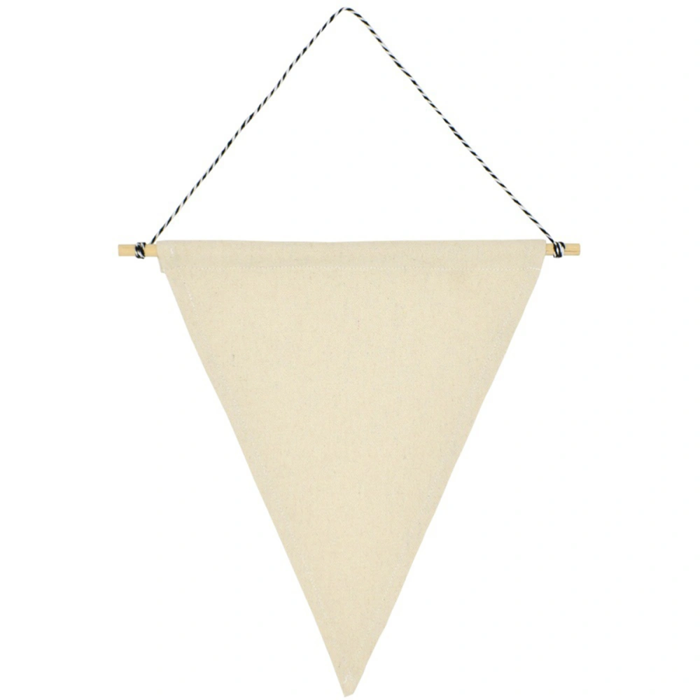 1pc Badge Brooch Accommodates Pennant Pennant Banner Hanging Badge Brooch Display Pendant Banner (Beige)