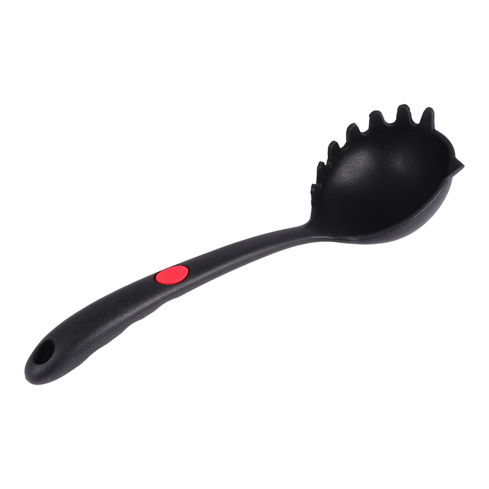 Silicone Black Pasta Server Non-stick Kitchenware Heat Resistant Cooking Utensils for Home Restaurant