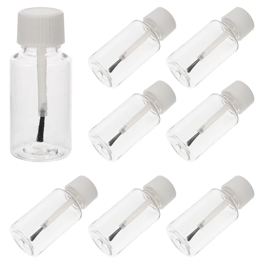 8Pcs Refillable Nail Polish Bottle Essential Oil Bottles Small Empty Bottles with Brush Manicure Bottles