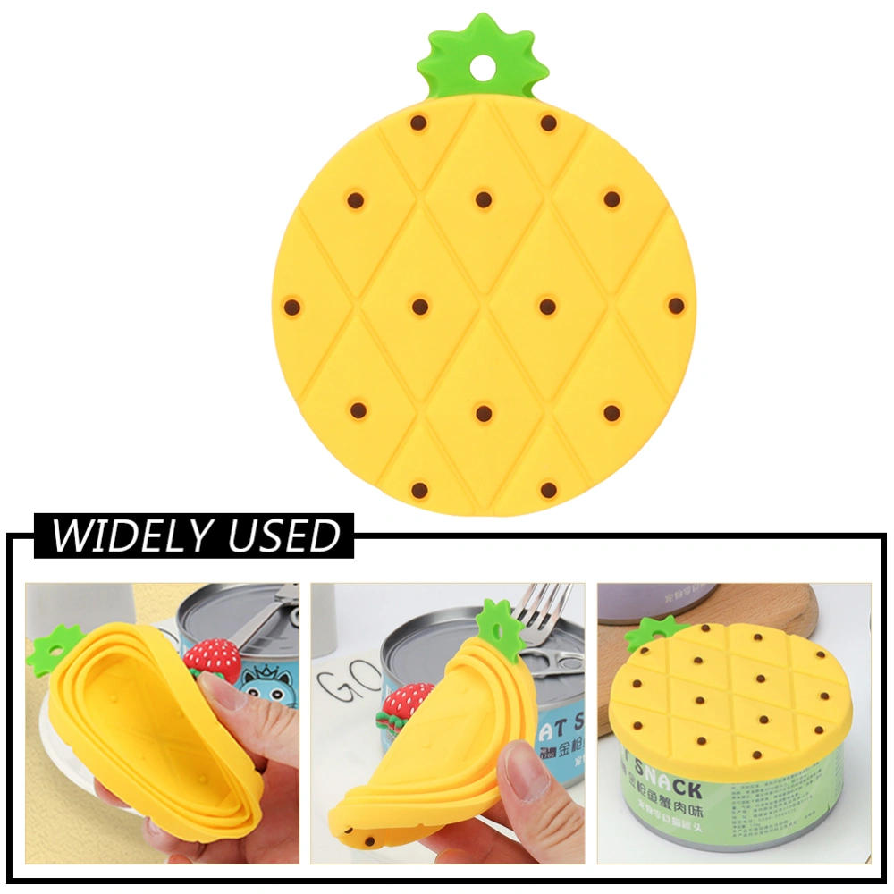 2pcs Can Lid Silicone Cover For Canned Good Replacement Dog Food Can Topper