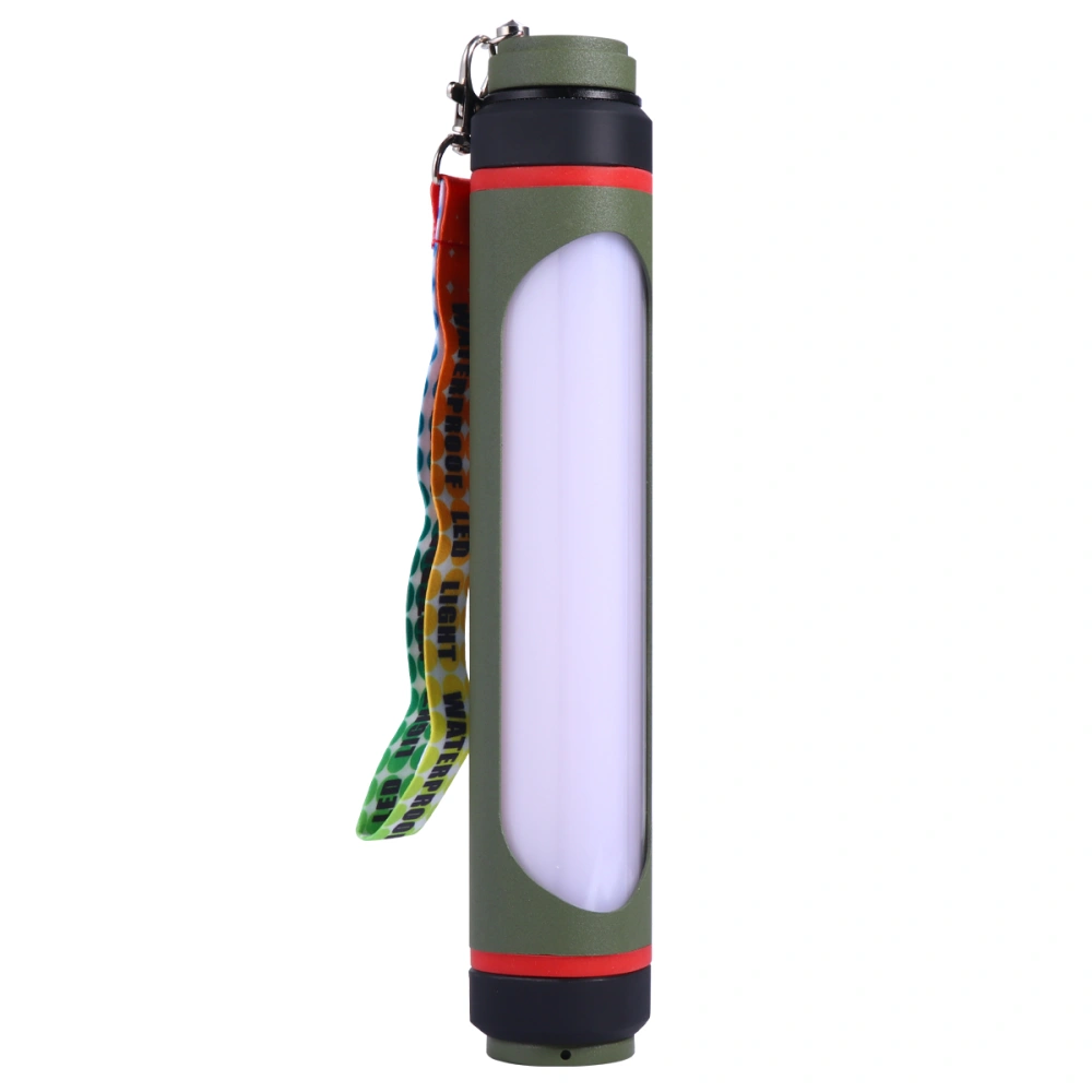 1 Set of Portable Camping Lantern LED Hard Light Torch LED Tent Light Waterproof Flashlight Emergency Flash (B2 Medium 5200Ah, Green)