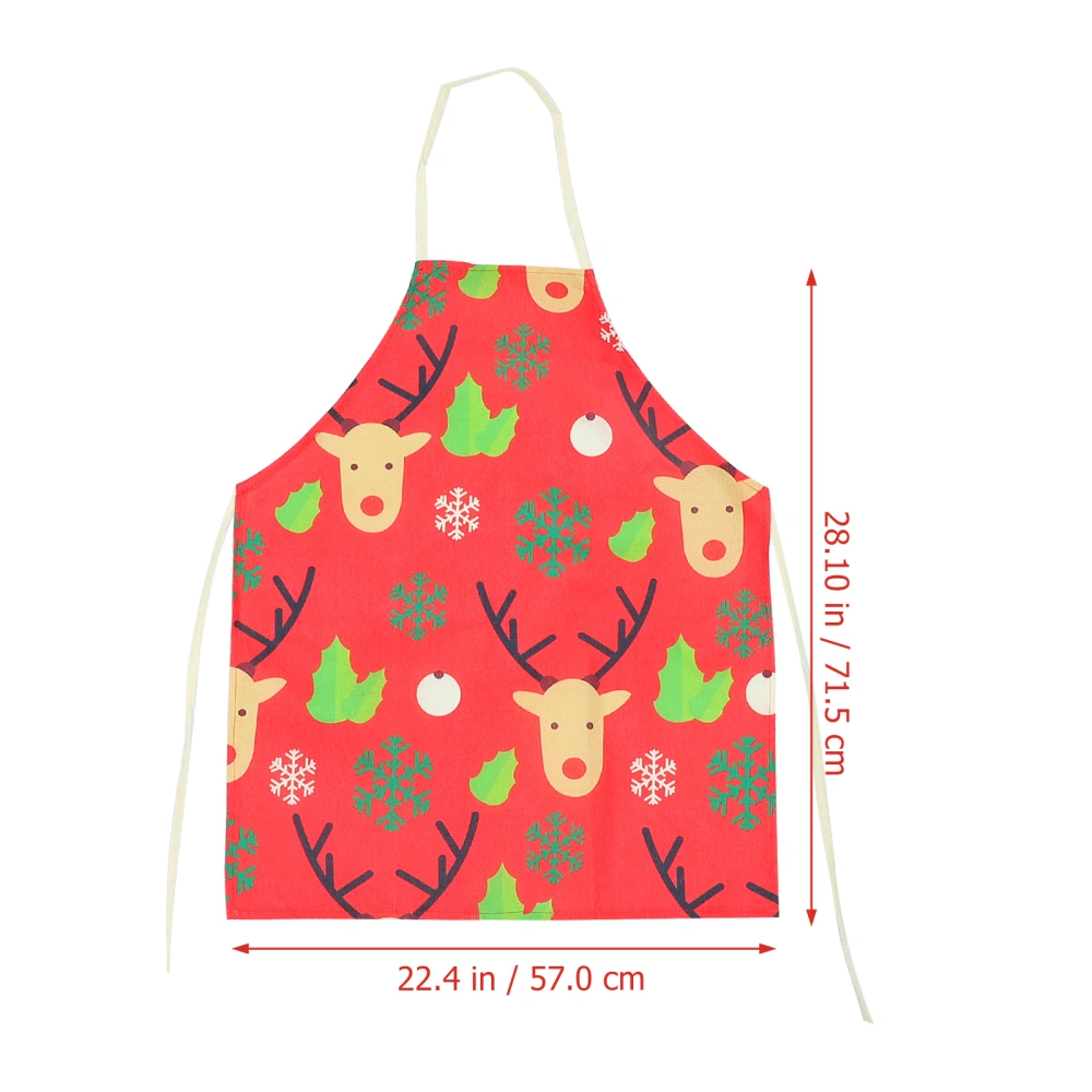 2 PCS Barber Shop Apron Festive Theme Kitchen Cooking Apron Hairdressing Supply