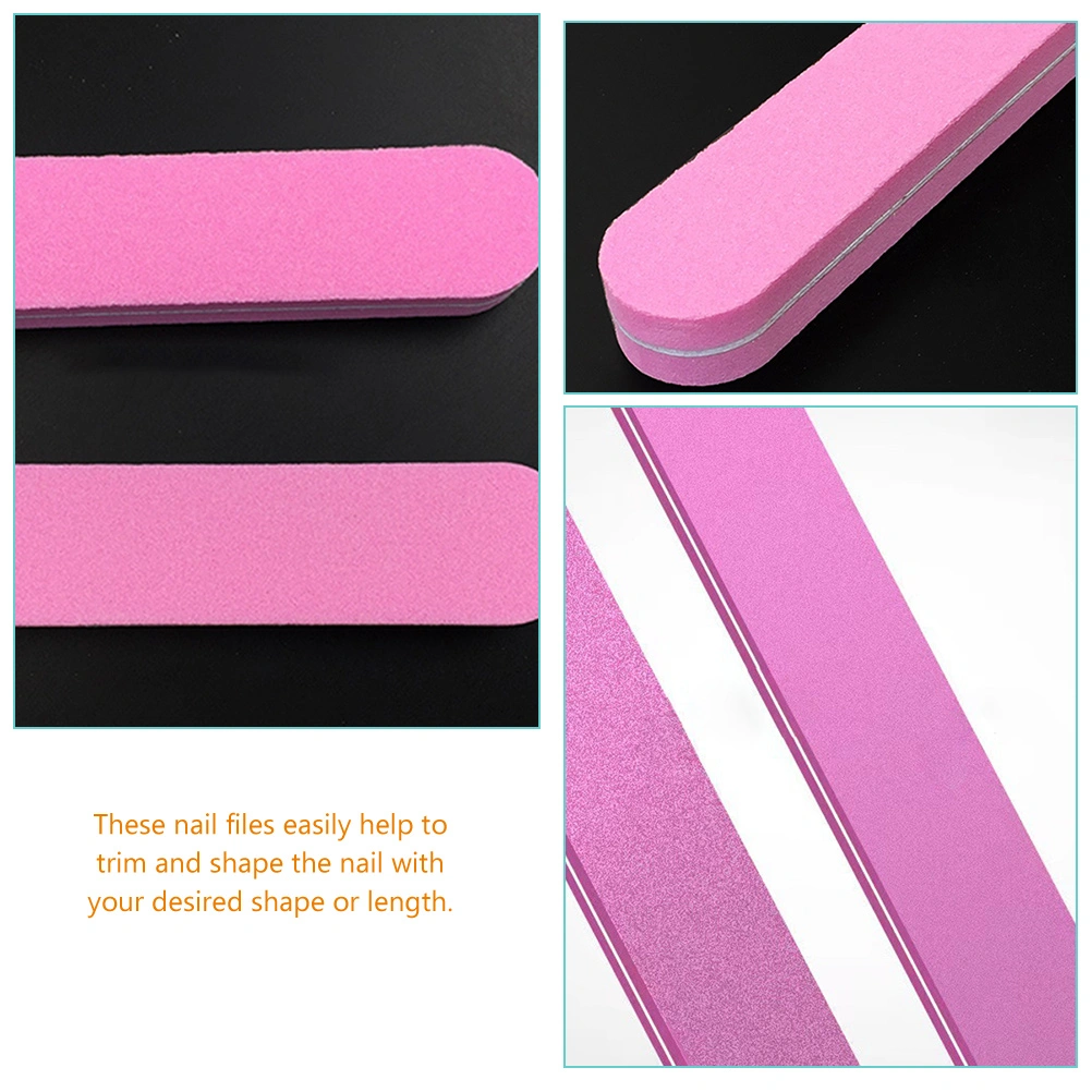20Pcs Double Sided Nail Files Mini Nail Files Manicure Pedicure Tool Nail Buffering Files