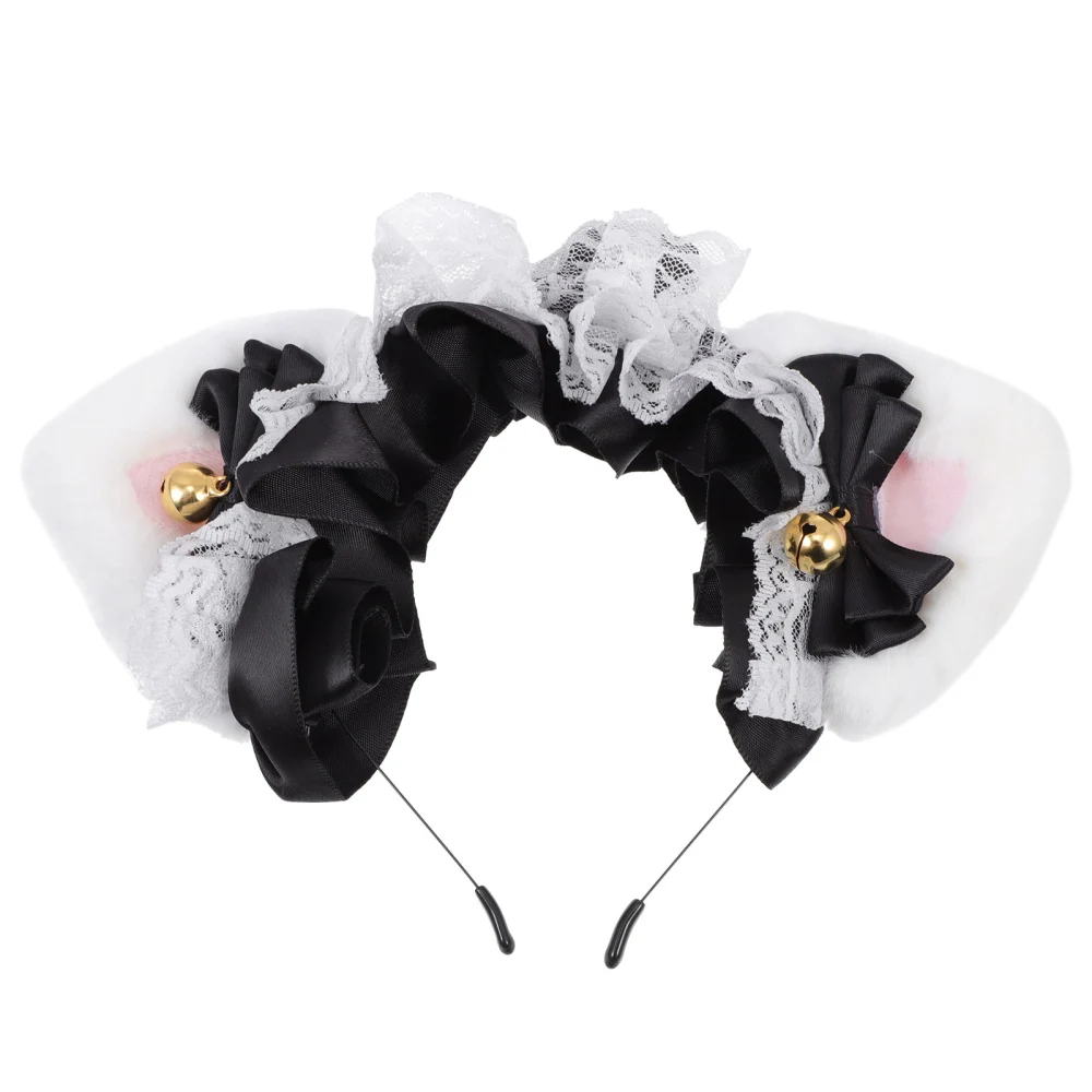 1Pc Cat Ear Headband Bell Headband Party Prop Fashion Accessory Headband