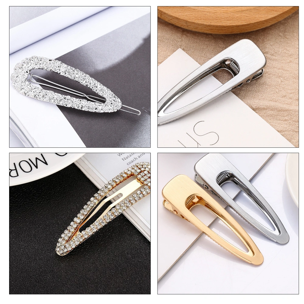 8pcs Rhinestone Hair Clips Hair Barrettes for Women Hair Pins Hair Accessories