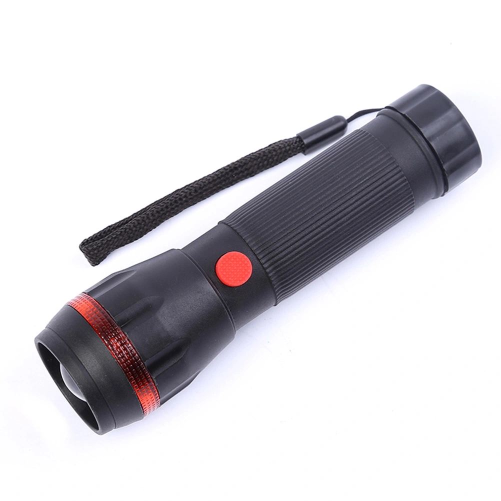 4 Pcs Mini LED Flashlight Lamp Super Bright Torch for Indoor Outdoor Activities Hiking Camping (Yellow/Red/Green/Grey)