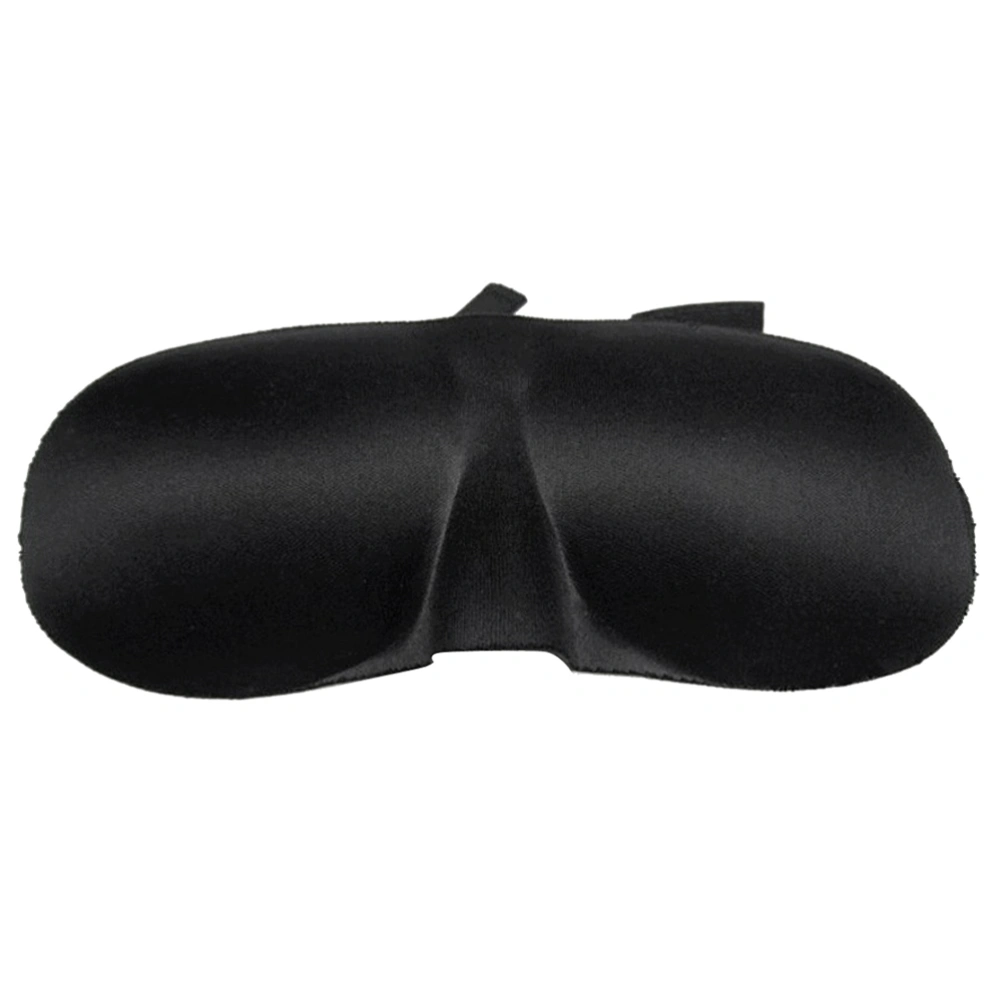 Novelty 3D Sleeping Eyeshade Eye Mask Sleep Mask Blindfold (Black)