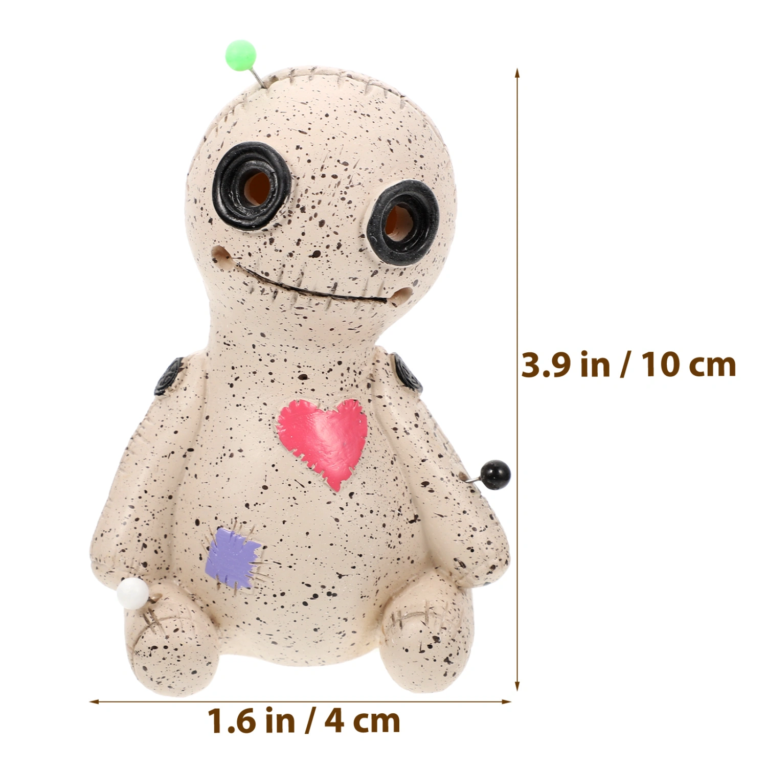 1Pc Voodoo Doll Cone Burner Lovely Voodoo Doll Decoration Halloween Decoration