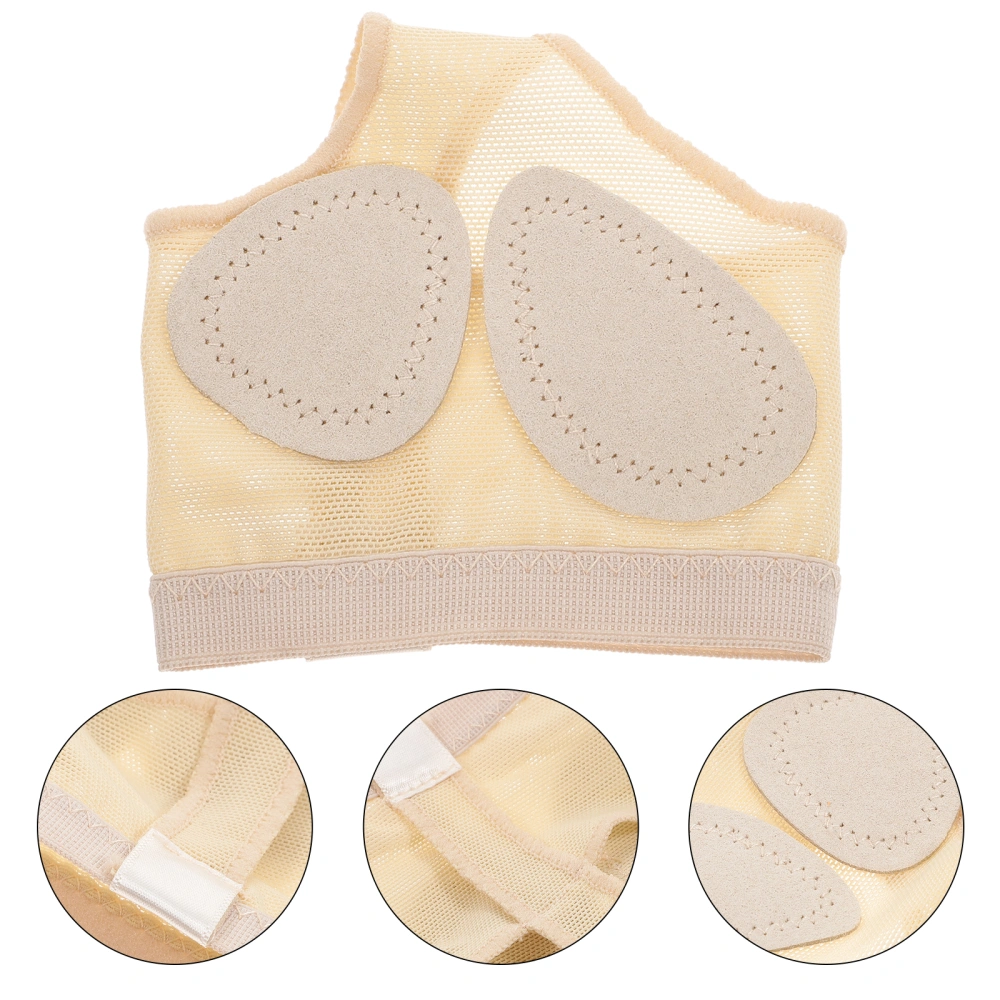 1pc Metatarsal Pads Forefoot Cushion Pads Anti-slip Metatarsal Sleeve for Pain Relief Size L(Nude)