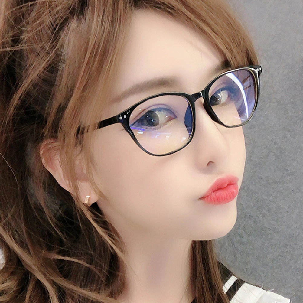 2 Pairs Practical Glasses Frames Blue Light Glasses Gaming Glasses (Black)