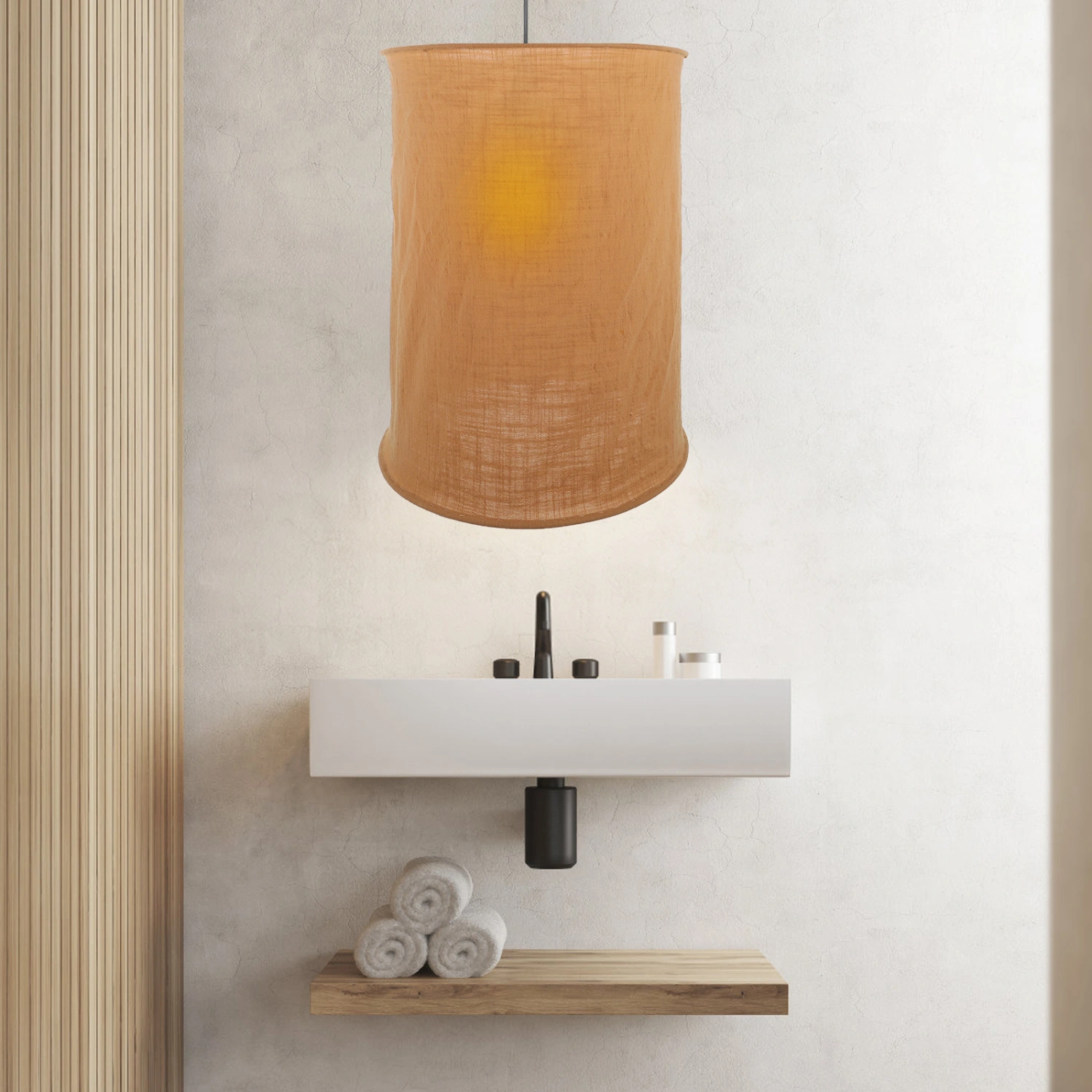 Folding Cloth Lampshade Simple Hanging Lamp Shade Pendant Lamp Ceiling Light Shade