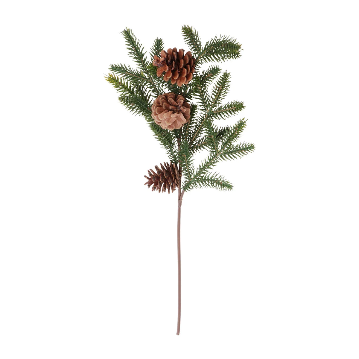 1pc Simulation Pine Cone Pine Needle Ornaments Christmas Home Decoration Simulation Pine Cone Pine Needle Bouquet Lifelike Plant Pine Needles Cones