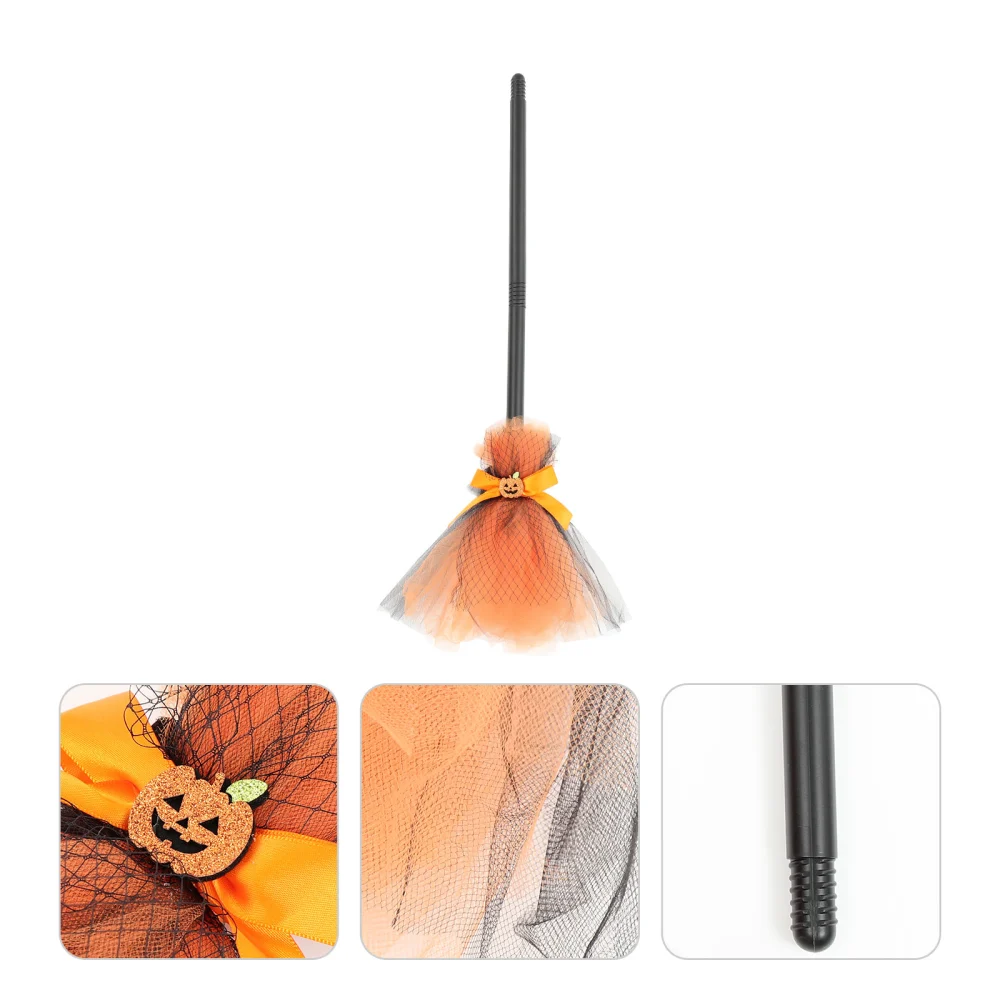 Halloween Party Cosplay Witch Broom Props Halloween Party Supplies Stage Performance Prop