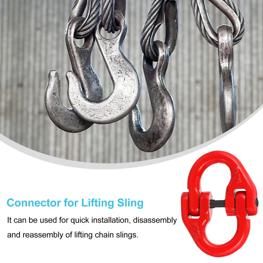 Connecting Link Safety Chain Attachment 1.2T Load Steel Tow Hitch Connector