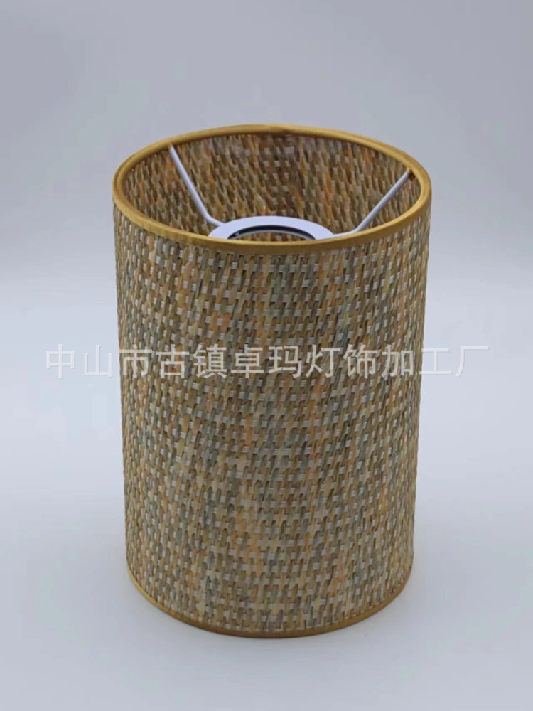 Lamp Shade Woven Drum Lampshade Floor Light Replacement Shade Fabric Light Cover