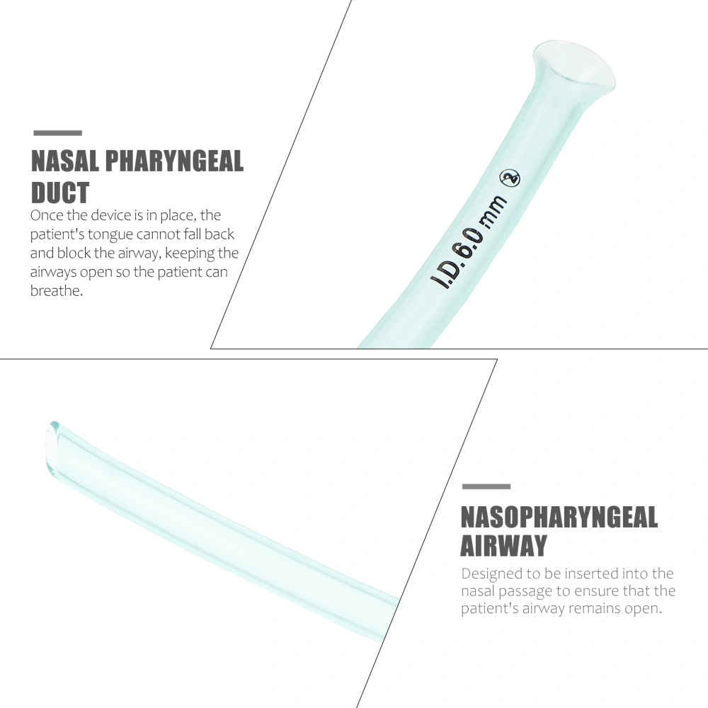 1Pc Disposable Nasal Pharyngeal Duct Nasopharyngeal Airway Health Care Tool