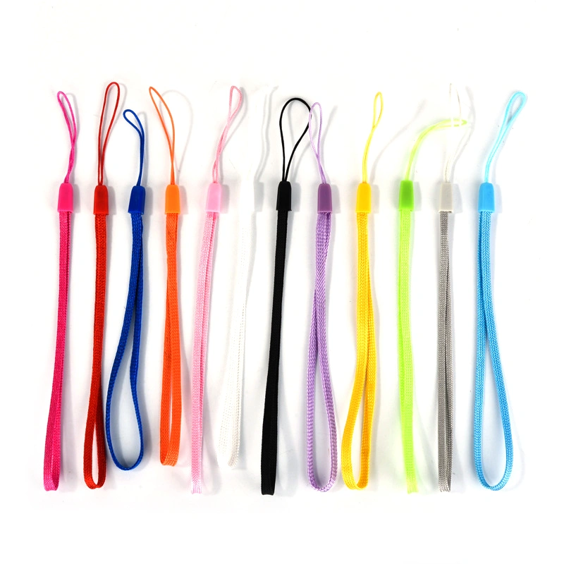 100pcs Colorful Hand Wrist Lanyard Strap String for USB Flash Drives Keys Keychains ID Name Tag Badge (Random Color)