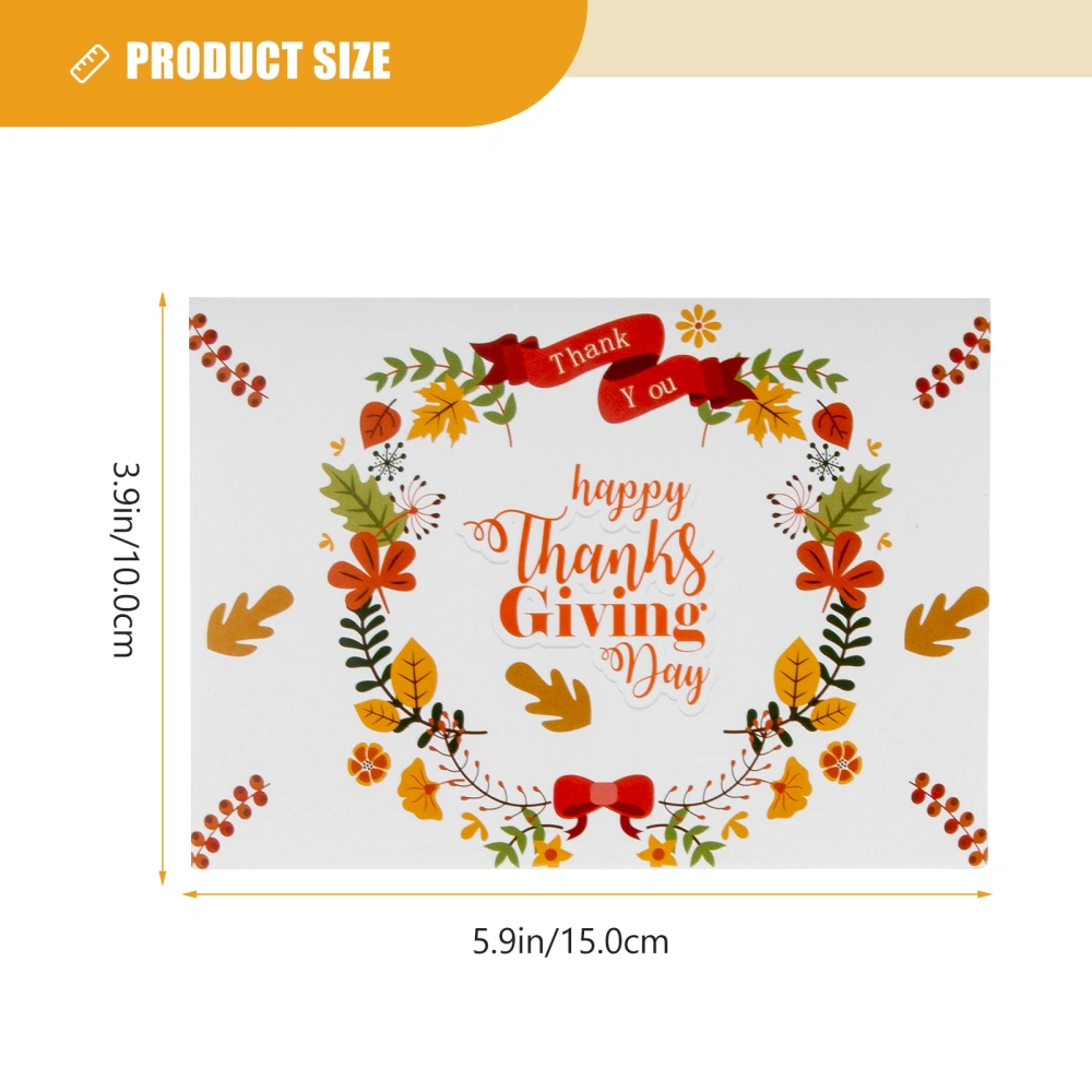 12 Sets Thanksgiving Cards Blank Postcards Thanksgiving Party Greeting Cards