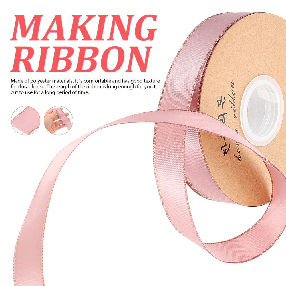 1 Roll Rose Gold Ribbon Decorative Ribbon DIY Gift Box Packaging Ribbons