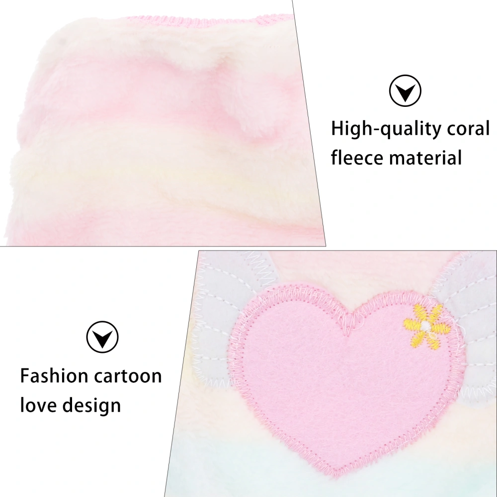 Winter Cartoon Puppy Vest Clothing Warm Flannel Dog Clothes for Small Dogs Chihuahua French Outfit Pet Cat T Shirt - Size XS (Angel)