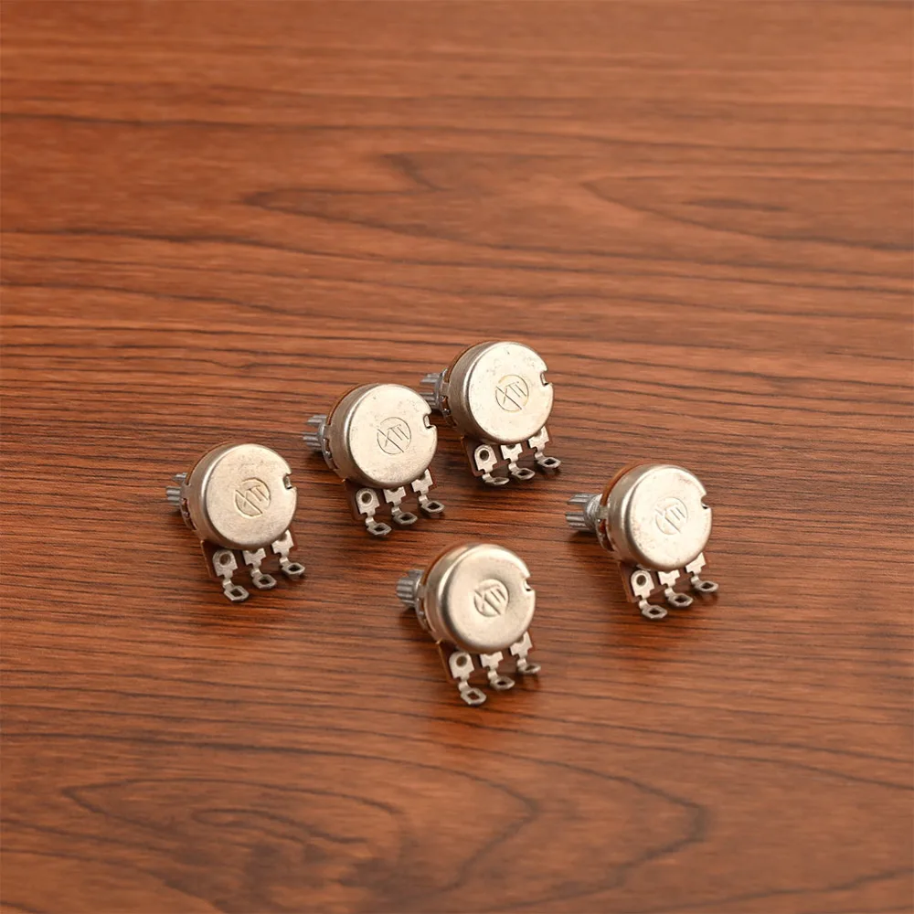 5Pcs Electric Guitar Potentiometers Guitar Accessories Potentiometers Replacement