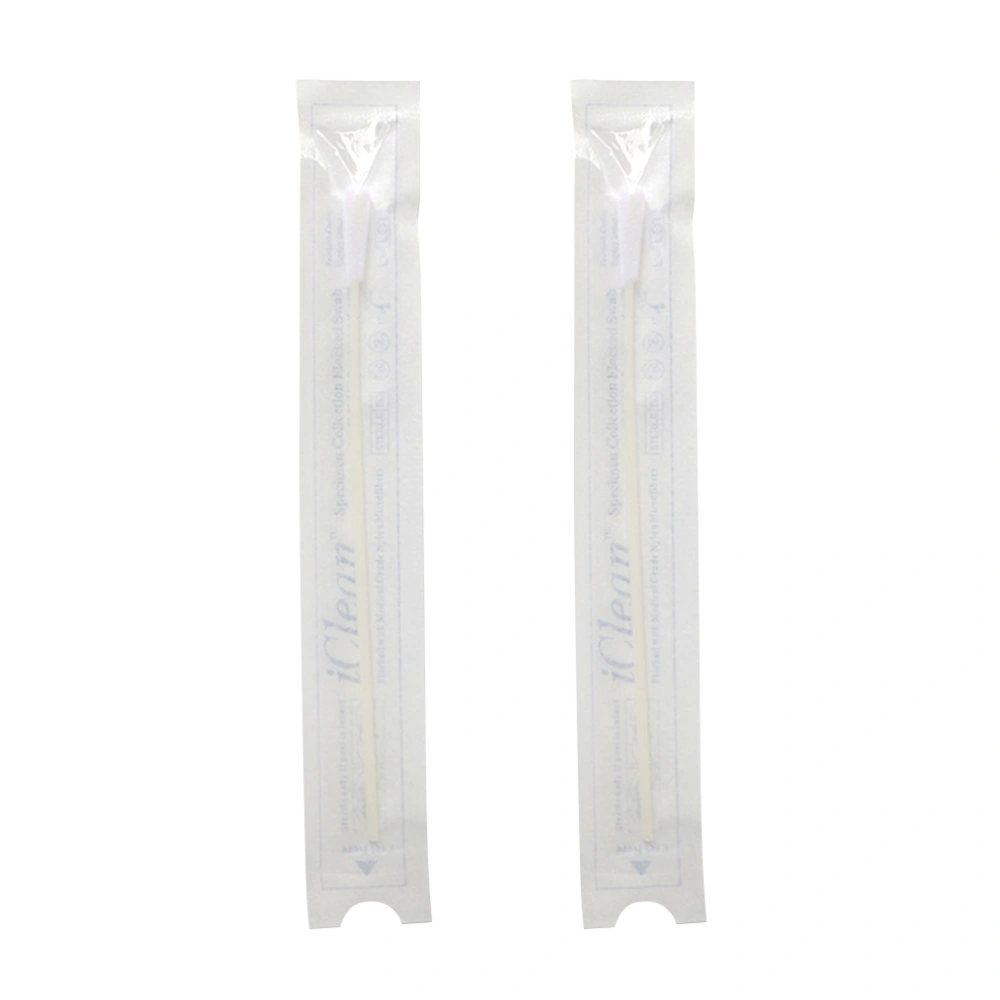 2pcs Disposable Oral Swabs Apply Medicine Disposable Mouth Sampling Flocking Swabs for Hospital