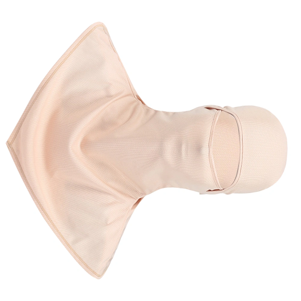 1PC Sun Block Headgear Mask Dustproof Riding Head Scarf Breathable Outdoor Face Guard Quick-drying Absorb Sweat Protective Mask Full Face Protective Cover for Outdoor Wearing (Yellow)