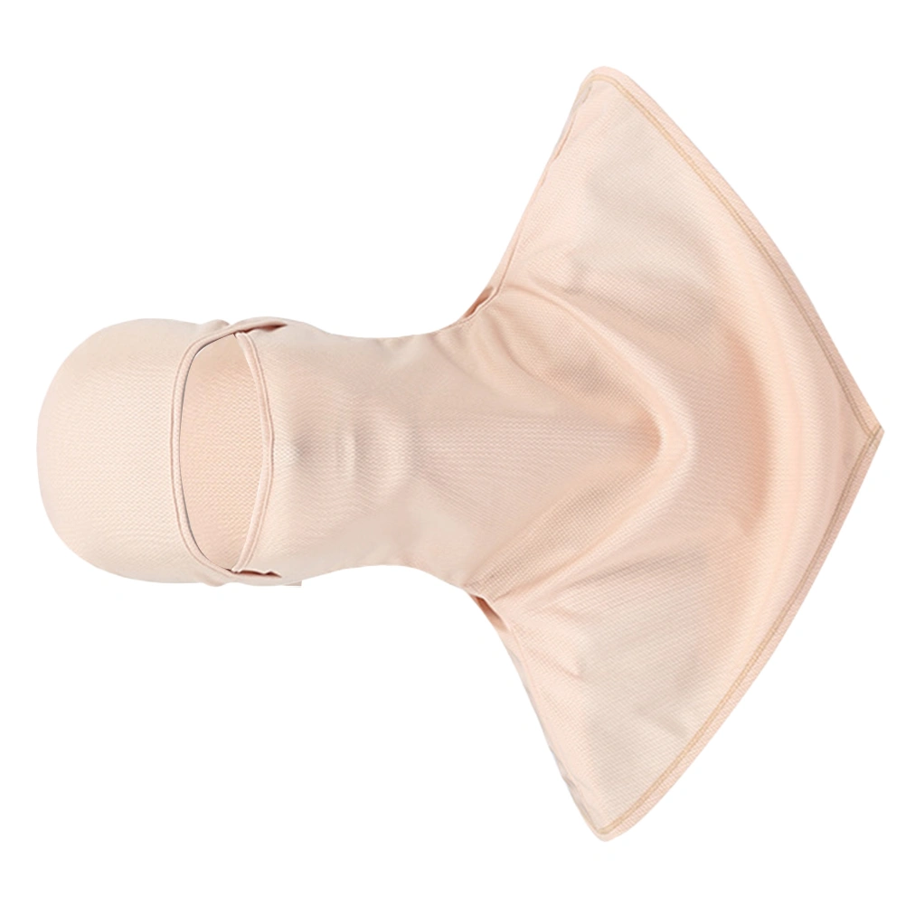 1PC Sun Block Headgear Mask Dustproof Riding Head Scarf Breathable Outdoor Face Guard Quick-drying Absorb Sweat Protective Mask Full Face Protective Cover for Outdoor Wearing (Yellow)