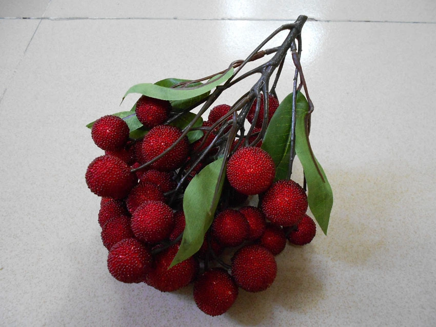 Lifelike Waxberry Adornment False Fruits Prop Artificial Waxberry Decoration Fake Fruit Adornment