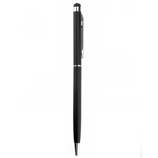 2-in-1 Universal Capacitive Touch Screen Stylus Pen & Ballpoint Pen for iPhone /iPad /Smartphone (Black)