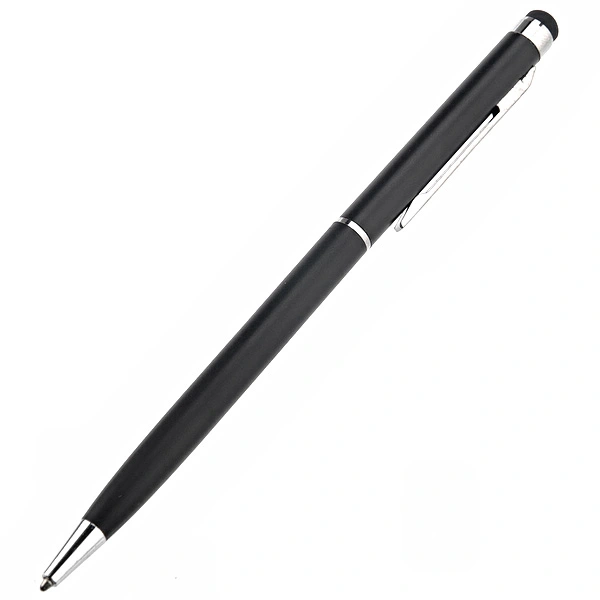 2-in-1 Universal Capacitive Touch Screen Stylus Pen & Ballpoint Pen for iPhone /iPad /Smartphone (Black)