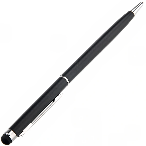 2-in-1 Universal Capacitive Touch Screen Stylus Pen & Ballpoint Pen for iPhone /iPad /Smartphone (Black)